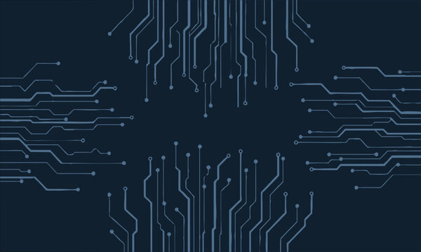 Cyber technology motherboard wallpaper vector background.