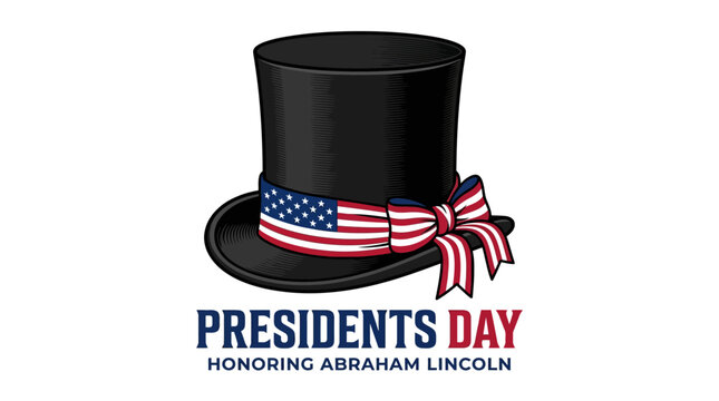 American Top Hat with Ribbon.