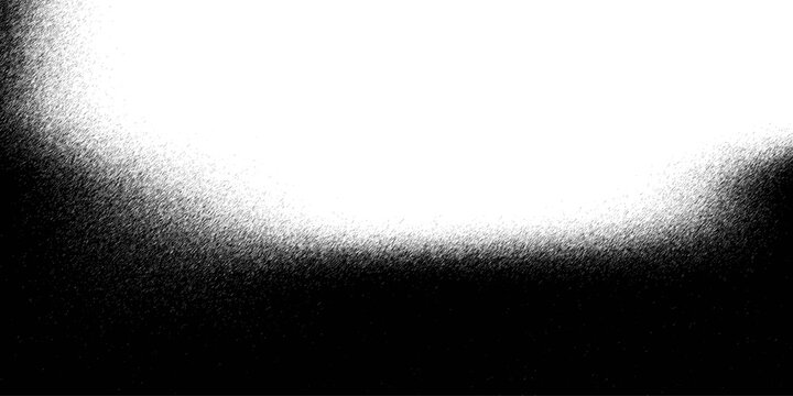 An amorphous black splotch with a spray paint effect. Features a dense, dark core that fades into a fine, grainy mist with soft, irregular edges.