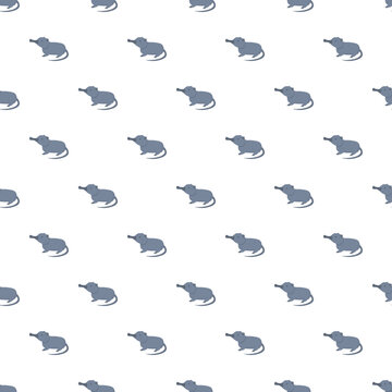 Small gray shrews creating a cute animal print background