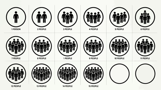 People icons for group size indication