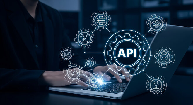 API Integration Technology Interface Digital Software Development Code