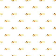 Obraz premium Sleeping bighorn sheep ram creating a cute animal seamless pattern design