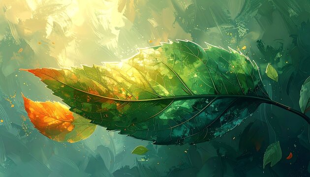 Vibrant leaf illumination
