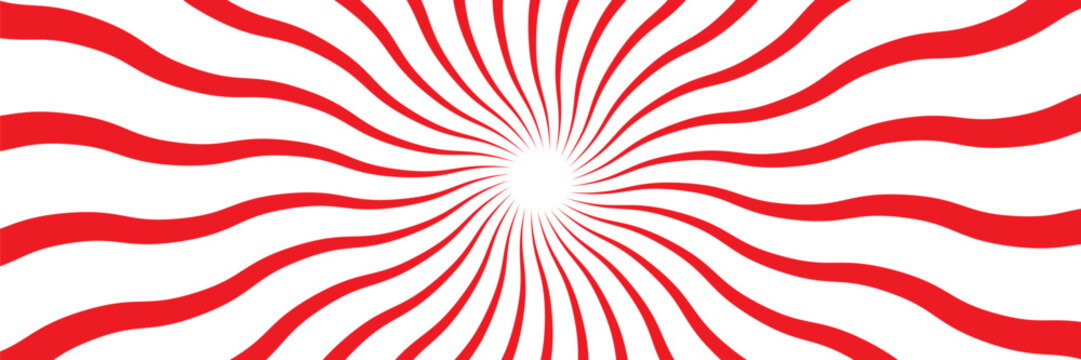 red Sunburst for the background. flag of japanese. The rising sun. vector.