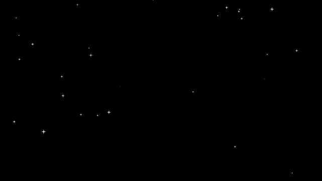 alpha Starry sky particles twinkling stars, twinkle stars background animation effect festive holiday decoration.
White glowing twinkling sparkles, looping background animation. stars twinkling night.