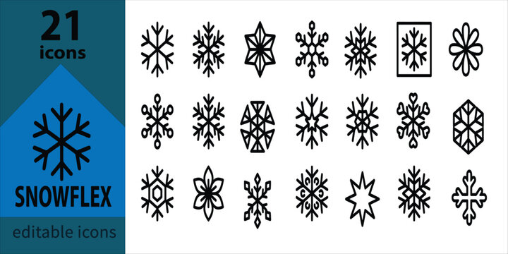Snowflex icons