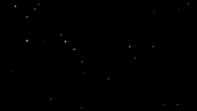 Night stars skies with twinkling or blinking stars motion background. Glittering night sky star dust falling animation on black background.
shimmering starburst light with pulsing white star fields.