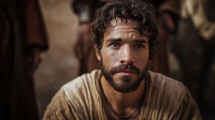 Obraz premium After an angel opens the prison doors at night, Peter walks free from Herod’s prison, revealing God’s power, deliverance, and answered prayer. 