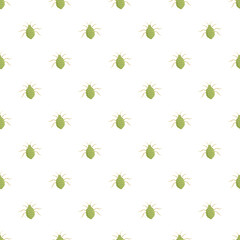 Obraz premium Small green aphids creating a seamless pattern, representing garden pests and plant parasites