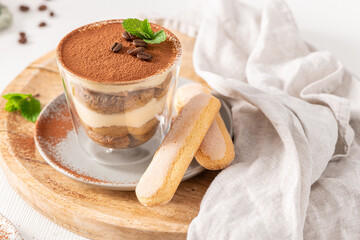 Gourmet Italian Tiramisu Cup with Ladyfingers © anammarques