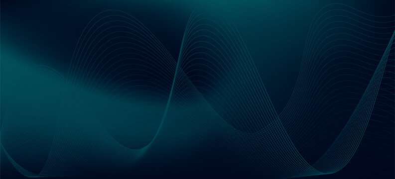 Digital technology speed connect blue green background, abstract communication, cyber nano information. eps10