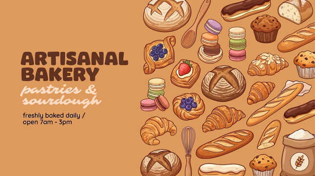 Artisanal Bakery Pastries and Sourdough - Freshly Baked Daily