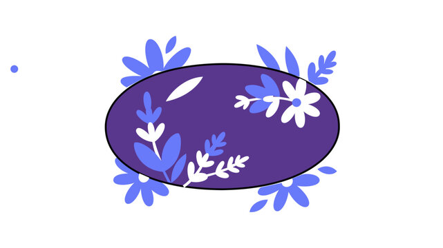 Lavender eye pillow vector icon for meditation and zen relaxation. This colorful illustration features an editable stroke, adjustable stroke weight, customizable line weight, and thin line stroke.