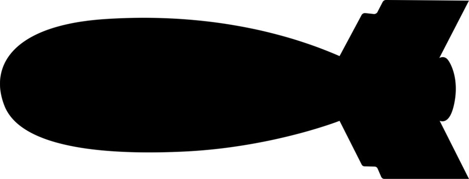 Atomic Bomb Silhouette Design Files EPS