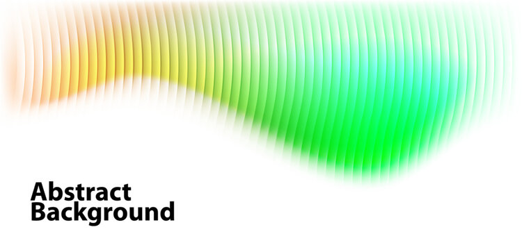 Modern green abstract background with yellow and orange gradient waves, curved line texture, and clean minimal style. Suitable for website hero sections, presentation covers, banner designs, wallpaper