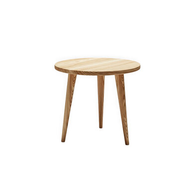 Woven rattan side table