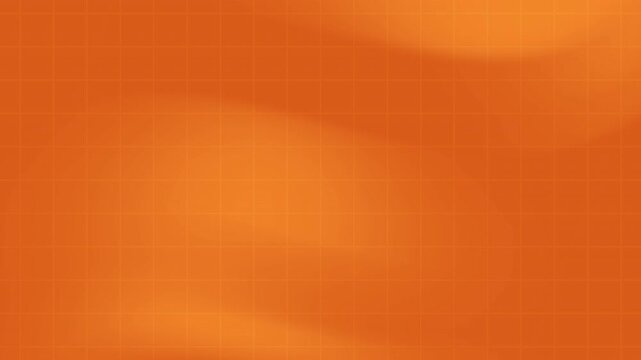 Orange color blocks in square grid pattern on smooth abstract background. Suitable for digital design projects, web banners, and background textures.
