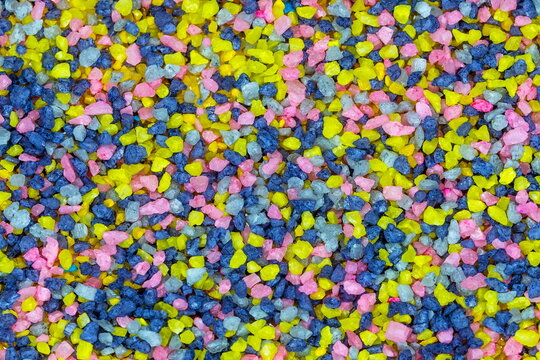 Texture astratta : mosaico casuale di pietre colorate