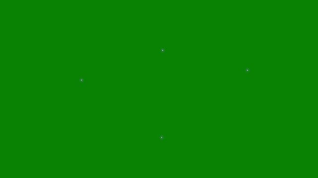 shiny glowing stars, fairy twinkle stars on green screen background.Twinkle star glitter sparkle, star sparkle vector doodles, glowing light effect, retro shine movement.4k animation video
