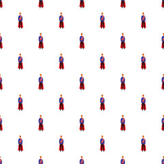 Obraz premium Royal prince character repeating pattern on white background