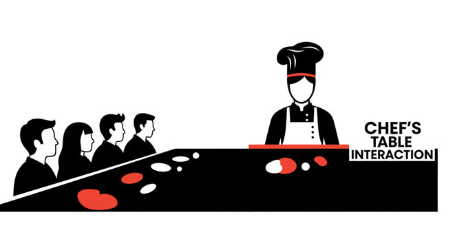Chef's Table Interaction: Culinary Experience with Audience Engagement