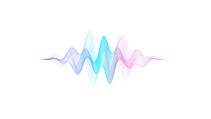 Abstract sound wave background, digital audio equalizer, colorful music wave, futuristic voice...