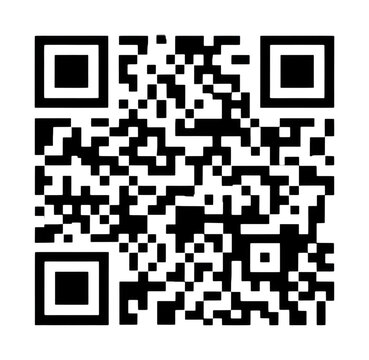 PNG Black and white QR code