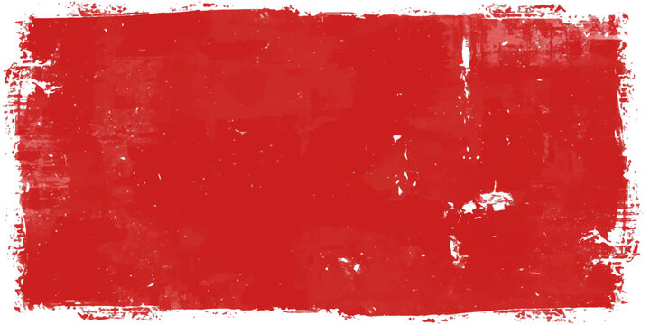 Weathered red paint texture on an old rough surface background
