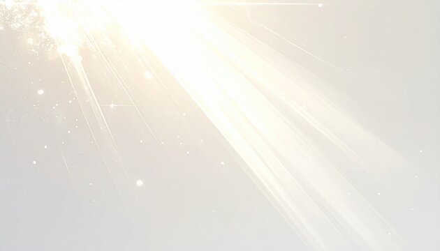 Radiant light beams burst from an upper corner, illuminating dust motes
