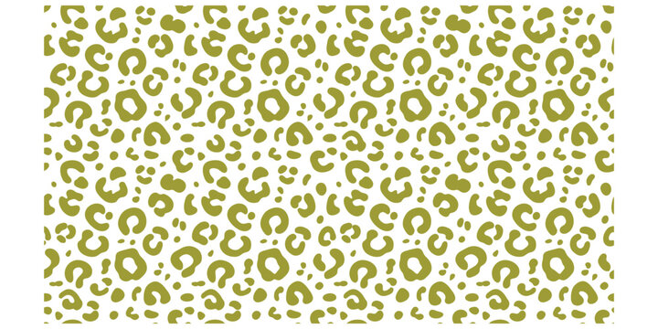 Green leopard print pattern background with all over computer graphic background wildlife