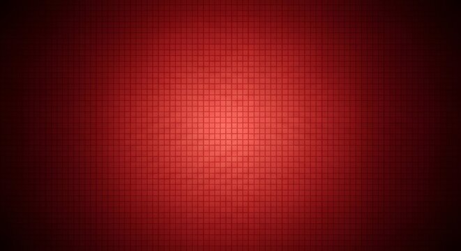Red gradient background with small square tiles pattern