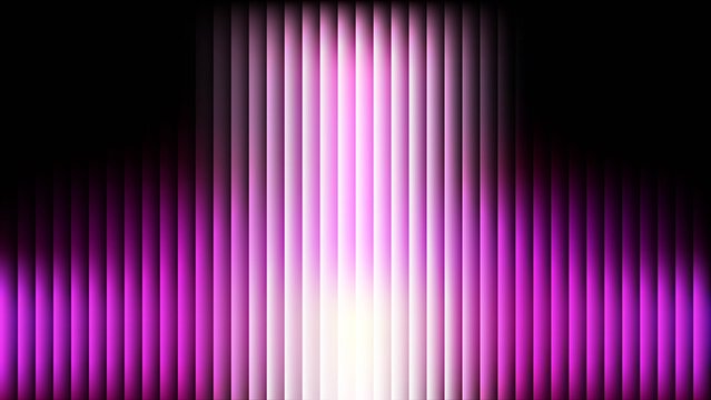 Abstract light rays glowing in dark background with vibrant purple and pink gradient
