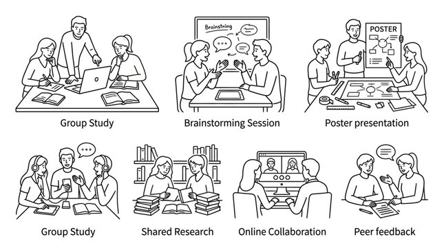 People Working Collaborating in Teams.