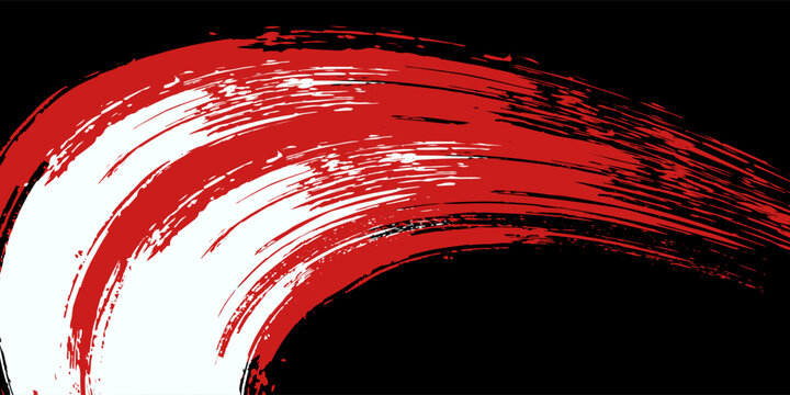 Tire tracks. Abstract wheel braking distance, tread silhouette brush. Isolated vector strip of cars or motorbikes. vector
