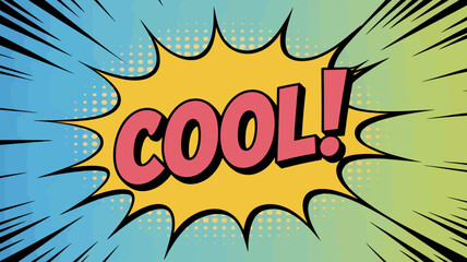 comic book explosion with text vibrant pop art style © MdRafiqul