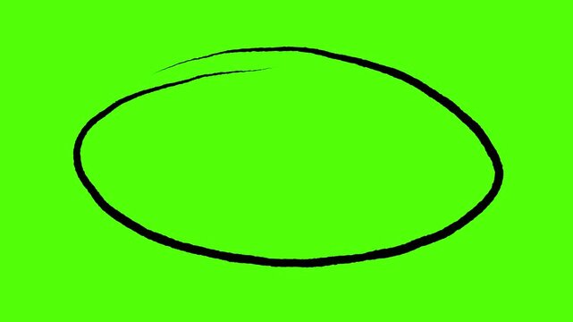 Simple Green Oval Shape