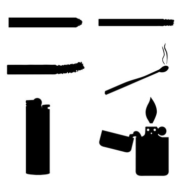 Encendedores y cigarros