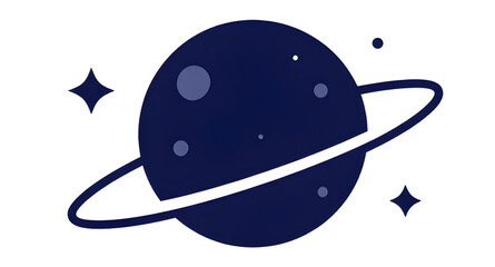 planet, ringed, space, minimalist, vector, cosmos, astronomy, saturn, orbit, celestial, galaxy, universe, icon, futuristic, illustration, isolated, science © zpixel