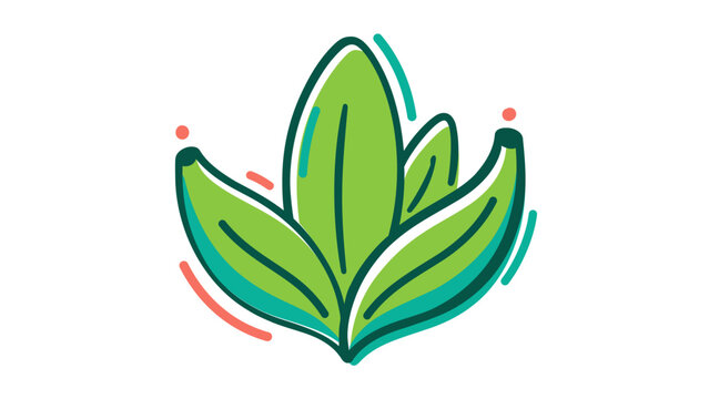 Colorful vector icon illustration of a succulent plant with editable stroke, adjustable stroke weight, and customizable line weight. Modern botanical graphic for nature design, thin line stroke.