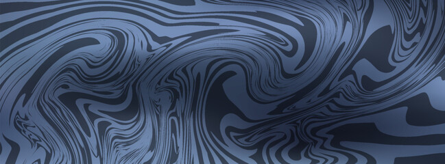 Fototapeta premium Abstract Liquid Marble Vector Background; Dark Slate Blue Fluid Swirl Texture with Organic Flowing Lines for Luxury Automotive and Premium Tech UI