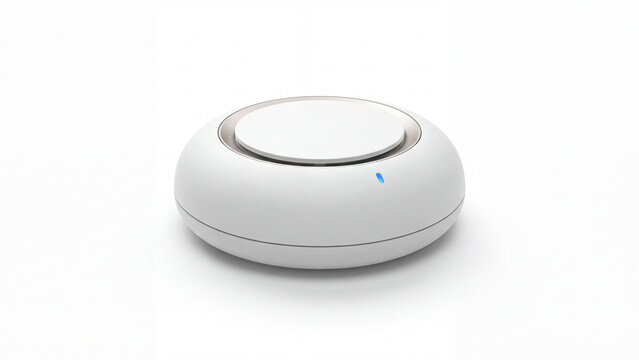 Modern white electronic device isolated on white background for technology usage