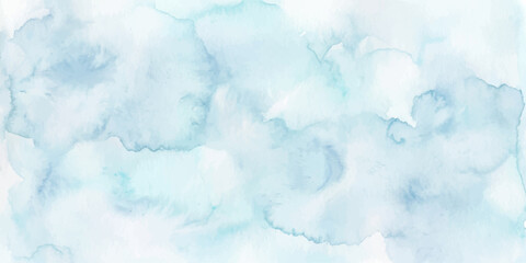 Abstract Blue Ice Texture with Clouds and Winter Sky © PIXEL SAVE
