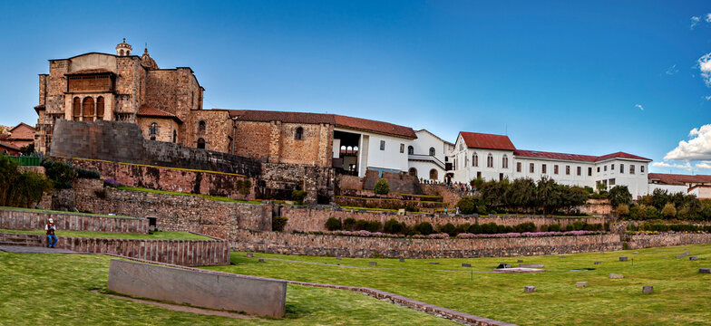The Coricancha (or Qorikancha), the most important temple of the Inca Empire in Cusco, Peru
