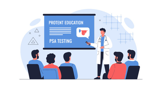 Doctor Presents PSA Testing and Prostate Education to Audience