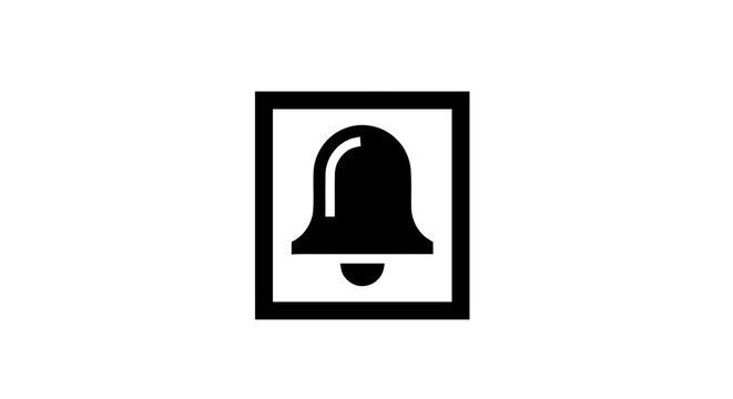 Alarm Bell Icon Symbol Sign.