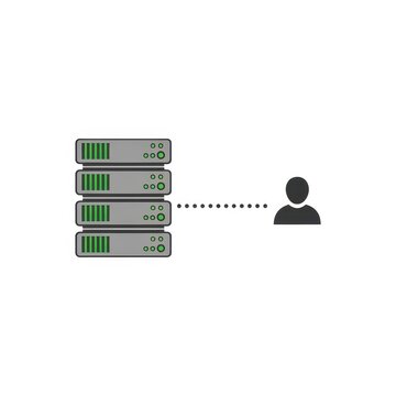 Servers connecting to a user online