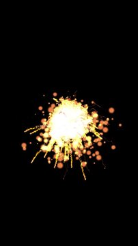 Abstract Fire Blast Particle Effect, Epic Fiery Explosion With Golden Sparks, Fireball Burst VFX Overlay Animation, machine gun muzzle flash effect, purple spark hit water effect on black background,
