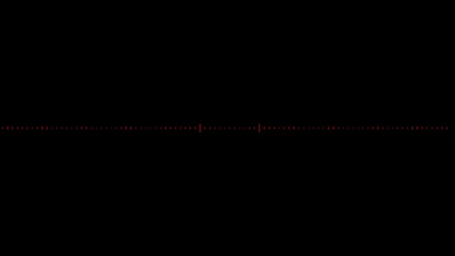 audio frequency waveform animation on transparent background, minimal music sound wave icon animation....