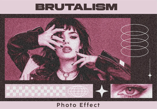 Brutalism Photo Effect